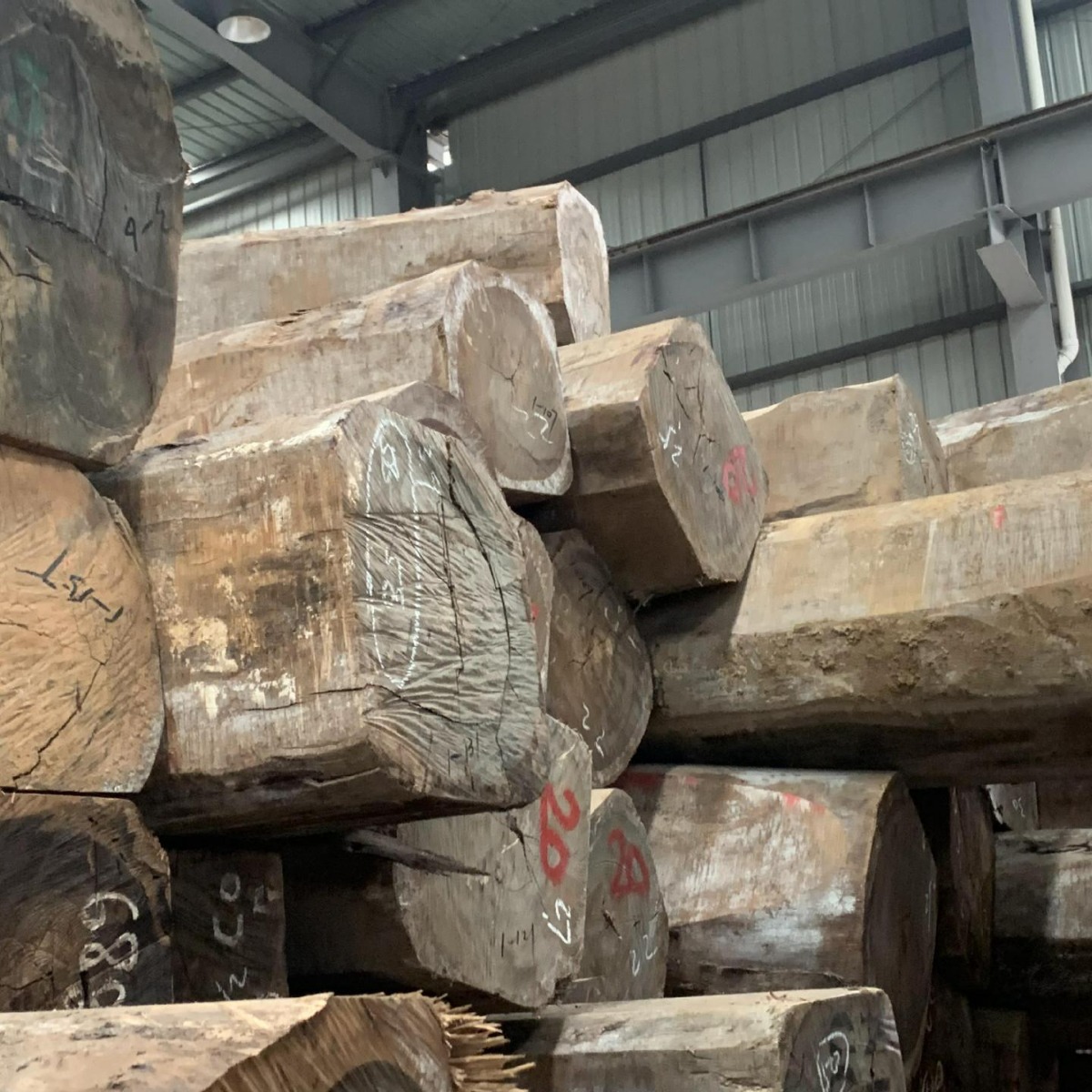 缅茄原材料方木板材现货 非洲红缅茄大原木 加纳缅茄方料-阿里巴巴