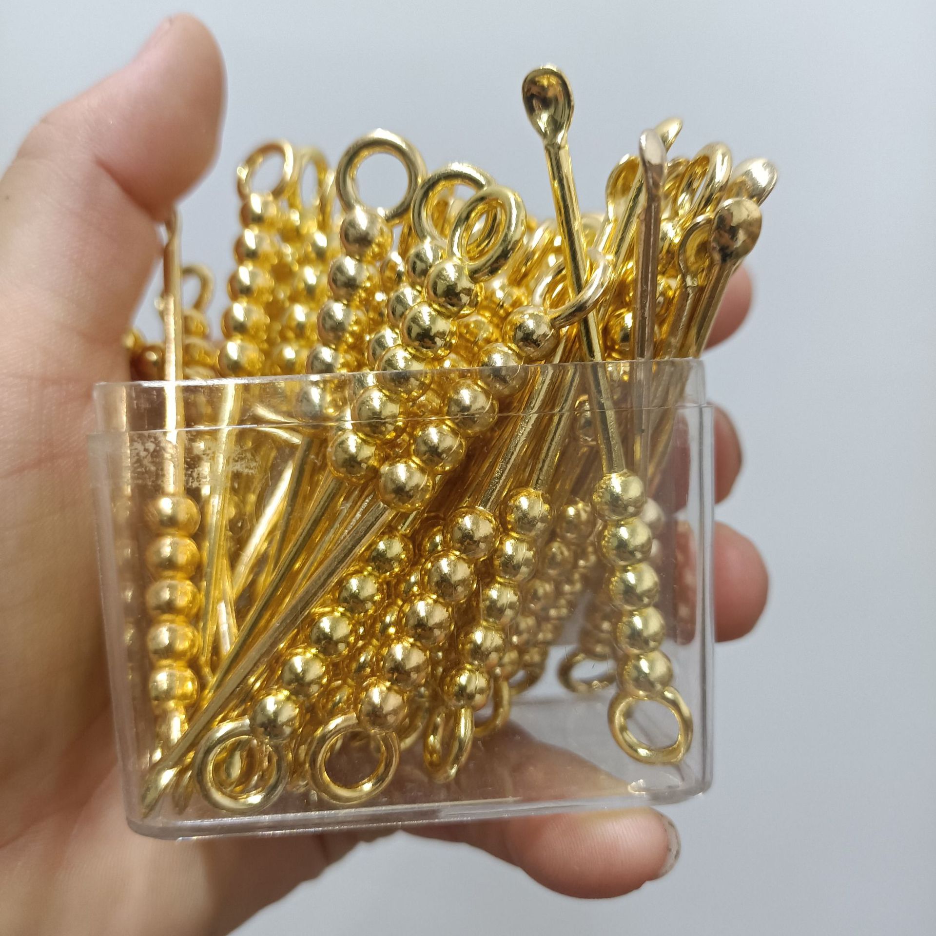 金色耳勺 e116金圆珠耳勺金属耳勺掏耳勺 耳挖 挖耳器1元货源批发