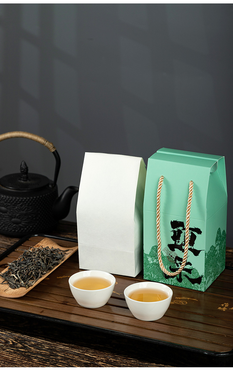 kbq1茶叶包装盒毛料普洱茶龙珠绿茶一斤白茶半斤龙井纸盒手提散茶