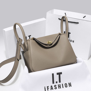 香港it gdledy真皮大容量托特包包2022新款女士单肩链条包包百搭