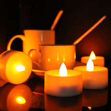 亚马逊热卖LED情人节圣诞节蜡烛灯仿真火焰浪漫大茶蜡婚礼led蜡烛