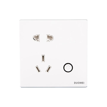 多美wifi智能插座 86系列智能家居设备五孔10a白板涂鸦 插座批发