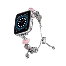 潘多拉串珠复古适用苹果手表applewatch65金属表带iwatch78se手链