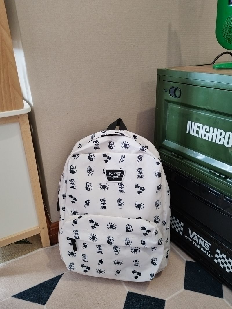 v@ns 万斯 新款图标logo 男女款双肩包背包电脑包书包通勤包-阿里巴巴