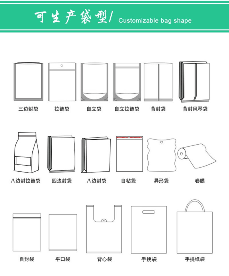 可生产袋形