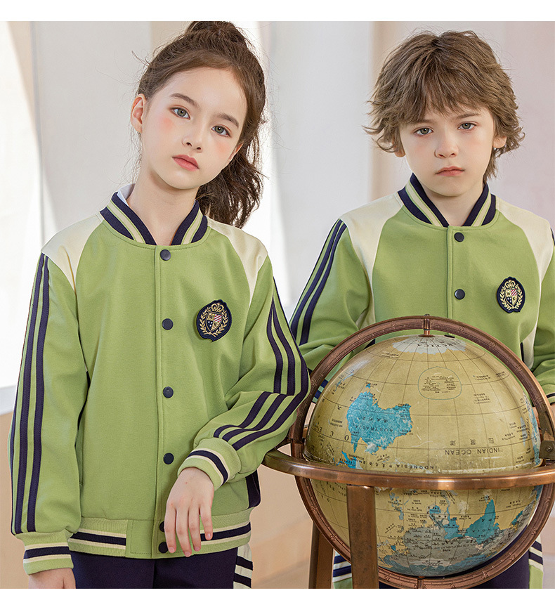 成都英伦风小学生校服套装幼儿园园服儿童棒球服班服运动服可印字