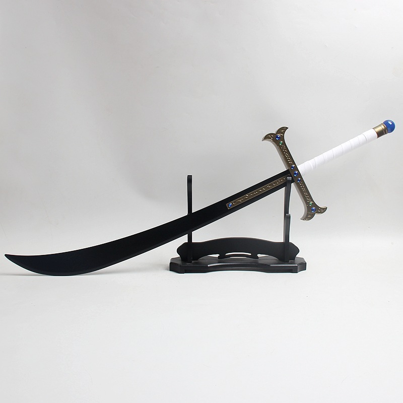 鹰眼黑刀夜十字架刀剑海贼王夜刀鹰眼霍克cos刀动漫道具木刀