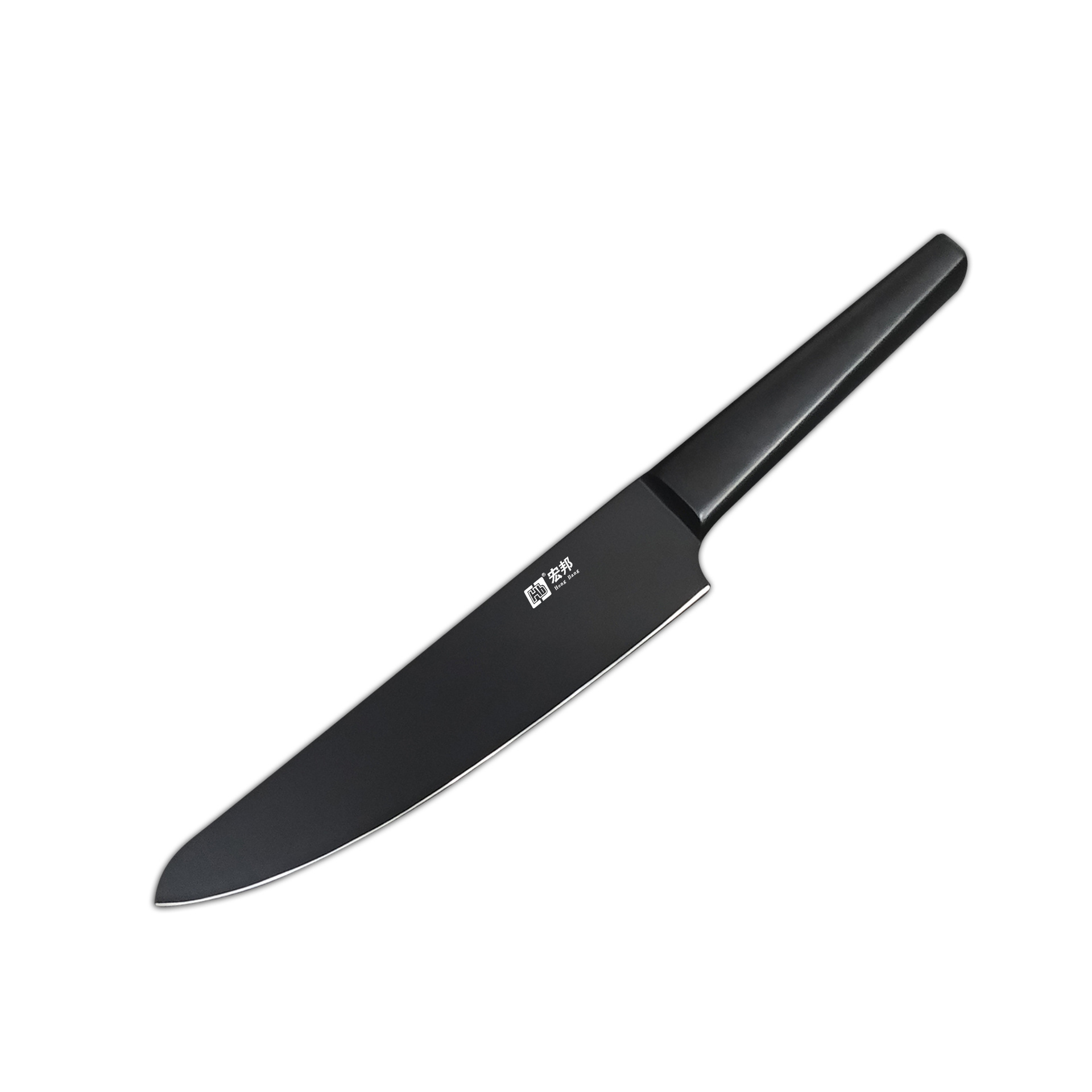 [Manufacturer] Stainless Steel Sharp Black Steel Kitchen Suit Black Blade Knife Household Kitchen Knife Slice Kitchen Fruit Knife