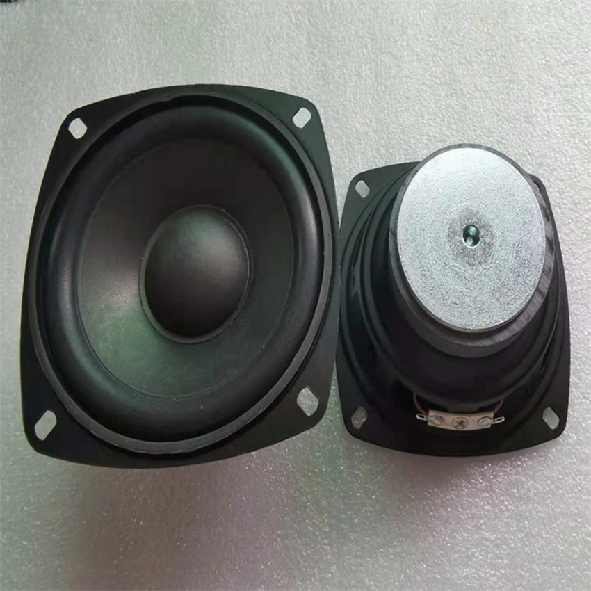 批发4寸金刚60磁8欧15瓦橡胶边烤黑外磁喇叭商用音响扬声器