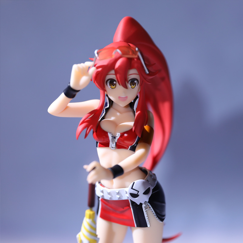 散货动漫玩具天元突破红莲之眼尼娅铁佩林 优子 赛车女皇ver.手办