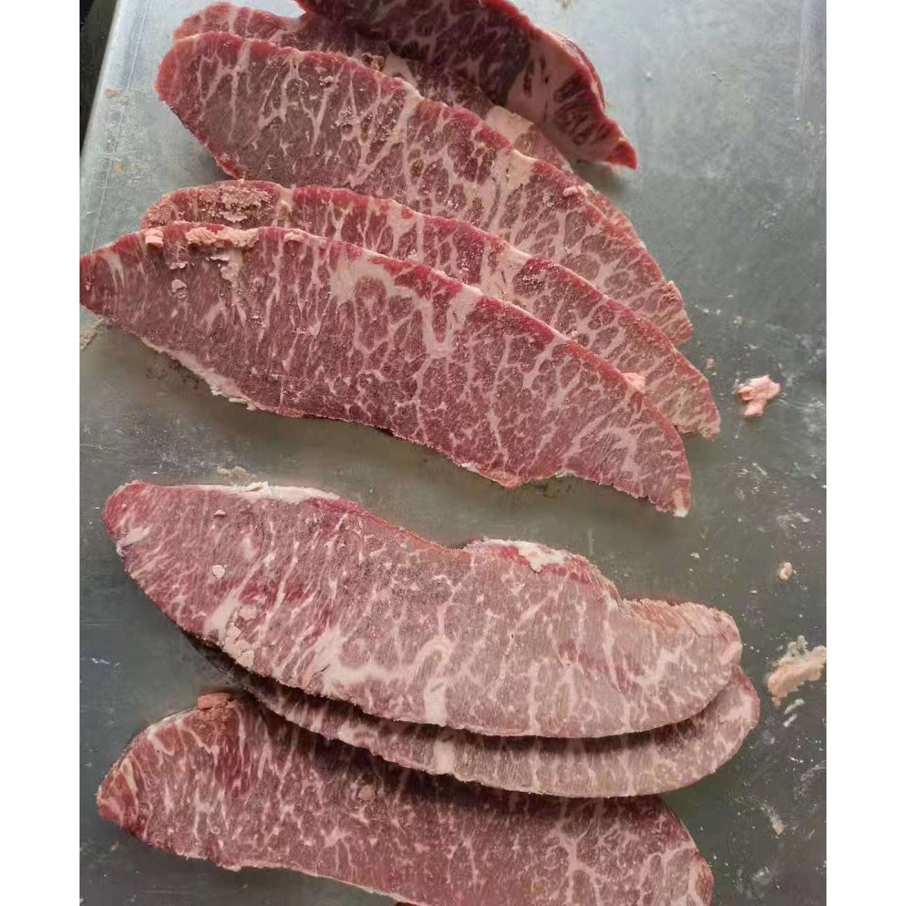 俄罗斯谷饲安格斯特选级去骨翼板肉 上脑边 冷冻进口牛肉 批发