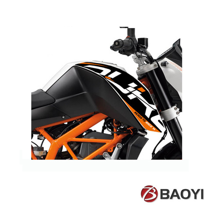 ktm 老款 duke 杜克 200 390 改装车贴版花贴膜防水反光贴纸版画