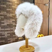 东北仿貂绒雷锋帽子女秋冬户外出游毛绒帽男雪山防风寒保暖护耳帽