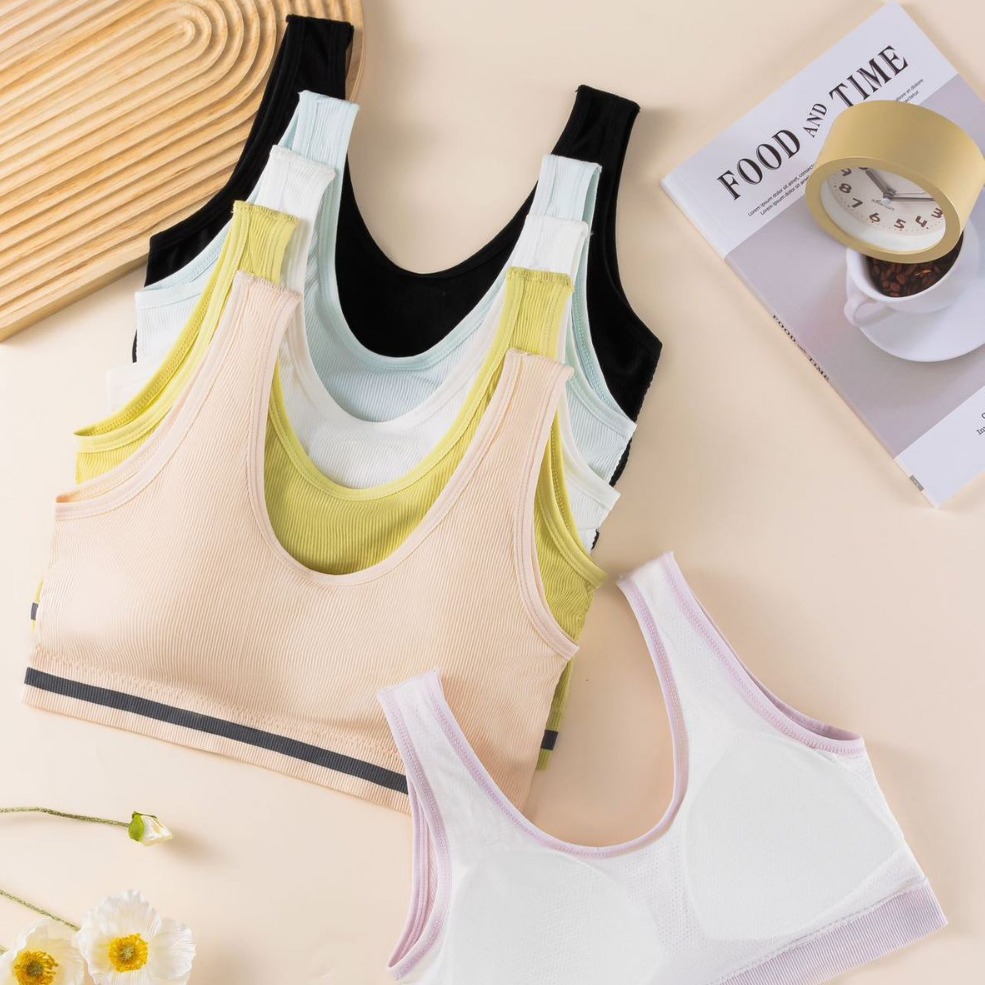 发育期小背心文胸少女16岁女童小学大童9-12女孩初中生内衣女学生