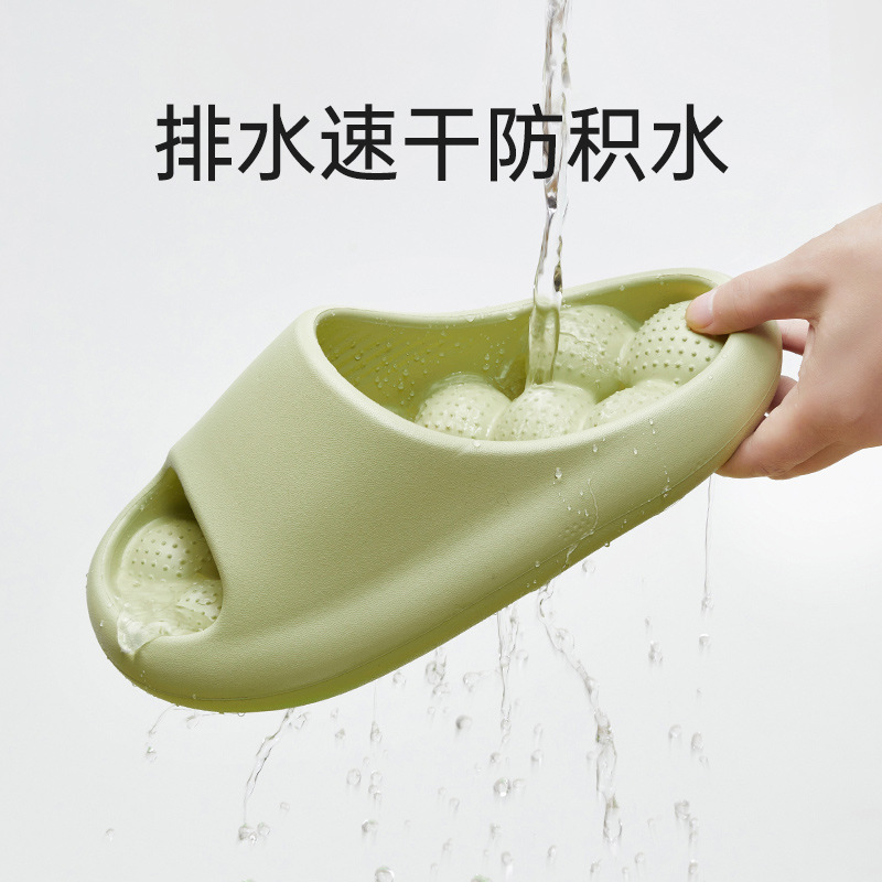 New Summer Massage Slippers Bathroom Anti-Slip Interior Home Bath Home Use Household Platform Slippers