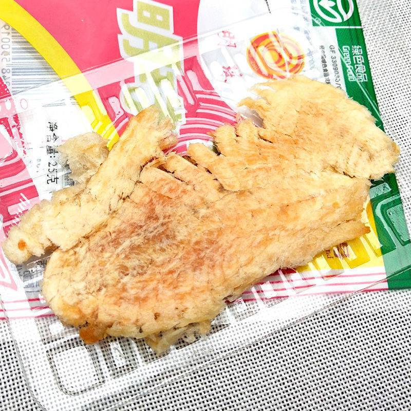 明珠熟鱼片鮟鱇鱼片干烤鱼片25gx5小包舟山特产海鲜即食零食包邮