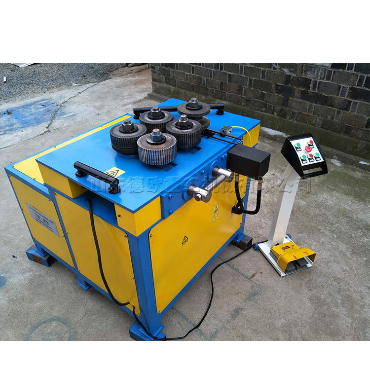 do-50型槽钢角钢盘圆机 小型角铁弯弧机 圆管卷圆设备产地货源