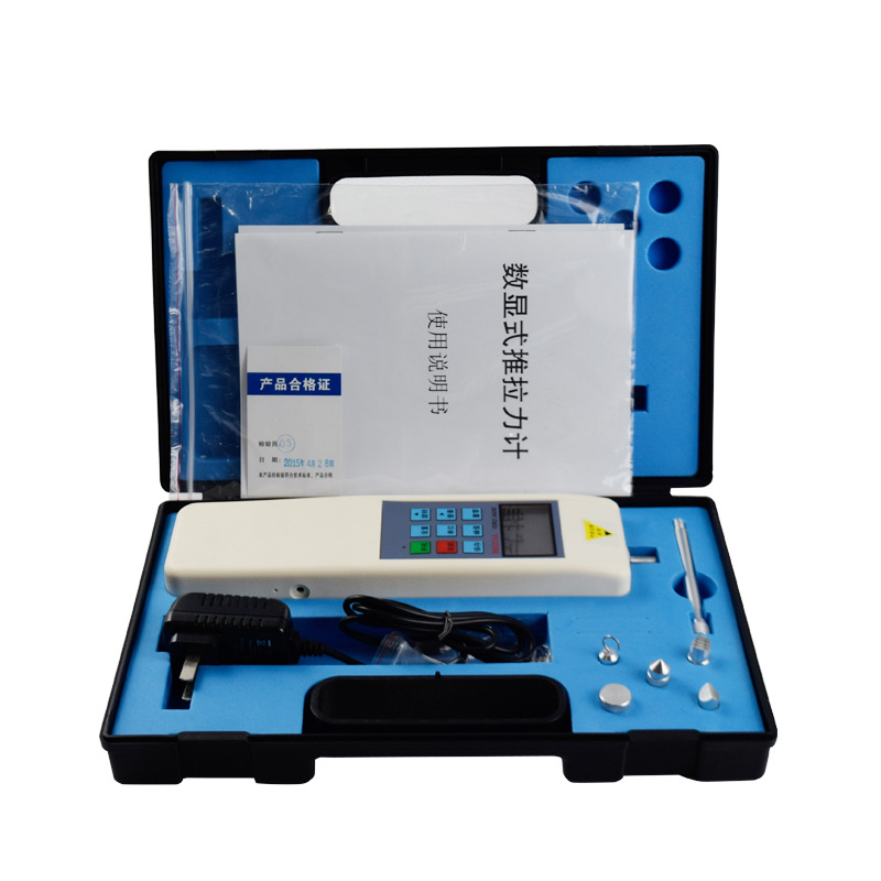HF-500数显推拉力计测力计电子弹簧拉力实验机压力测试仪力学计量