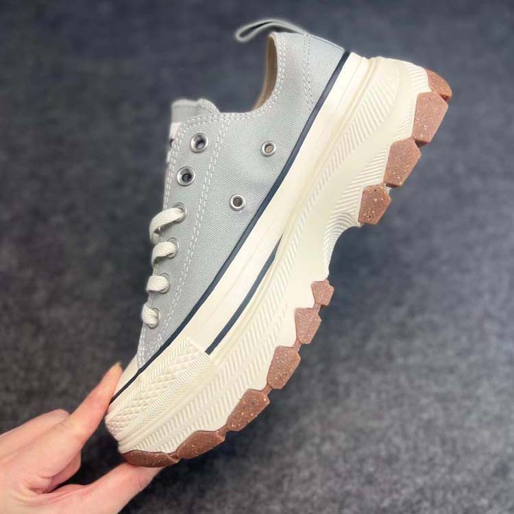 莆田纯原1970s 帆布鞋美奇匡威肖战情人节限定松糕底厚底灰低增高