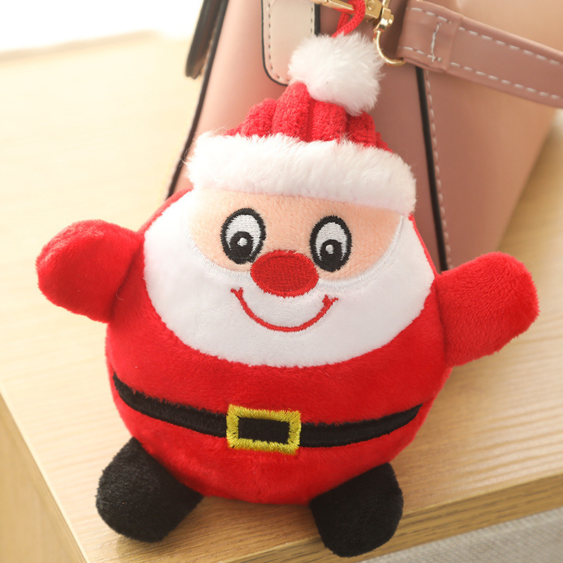 新款互动狗狗宠物玩具猫狗耐咬毛绒玩偶圣诞老人企鹅发声磨牙公仔