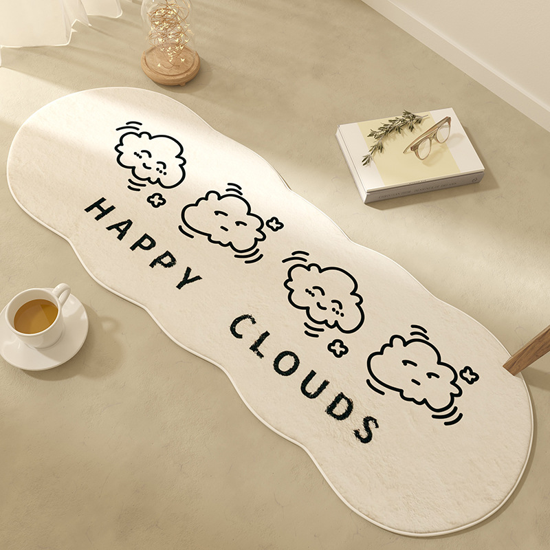 Cartoon Ins Style Bedroom Bedside Mats Children's Room Tatami Blanket Girl Living Room Floor Mat Washable