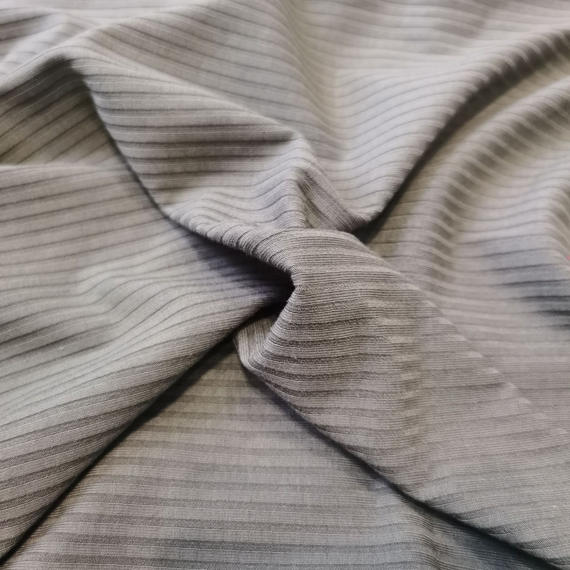 女装秋冬针织衫罗纹圆机4x3涤纶人棉弹力罗纹面料