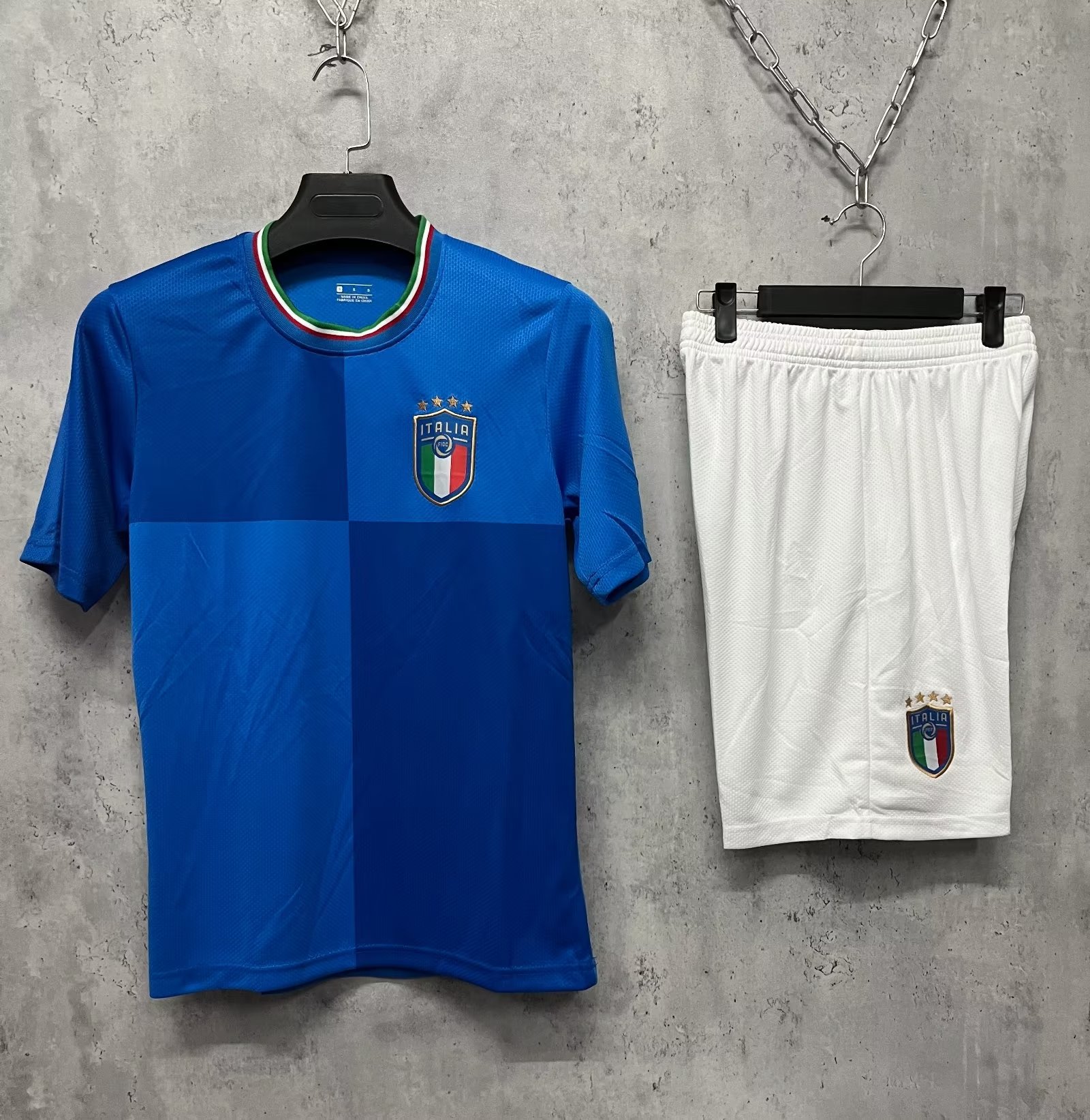 22-23意大利主场国家队足球服套装男队服球衣成人童装16码-3xl
