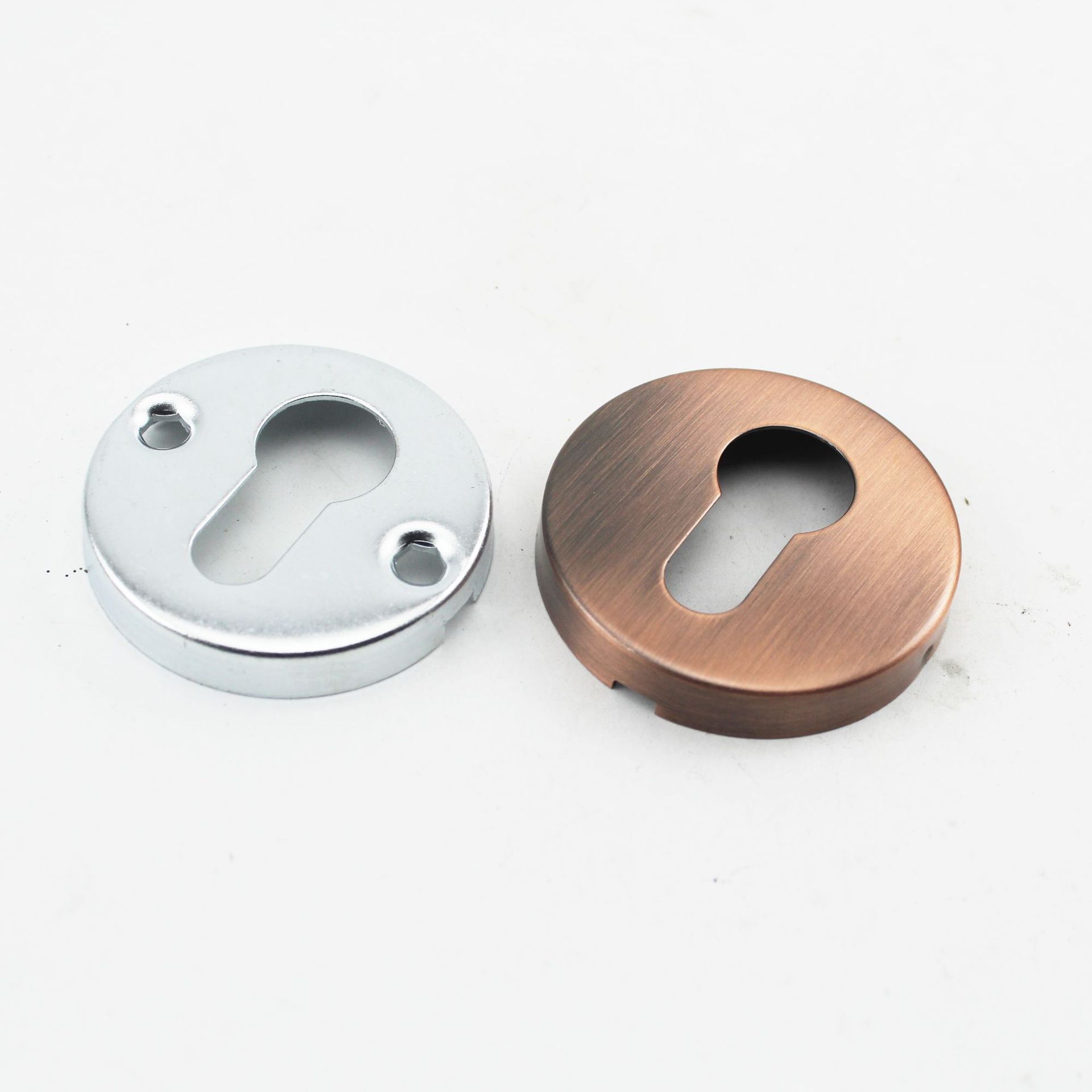 304不锈钢 锁芯盖, 钥匙孔盖,分体锁锁芯盖 红古铜 钥匙孔盖