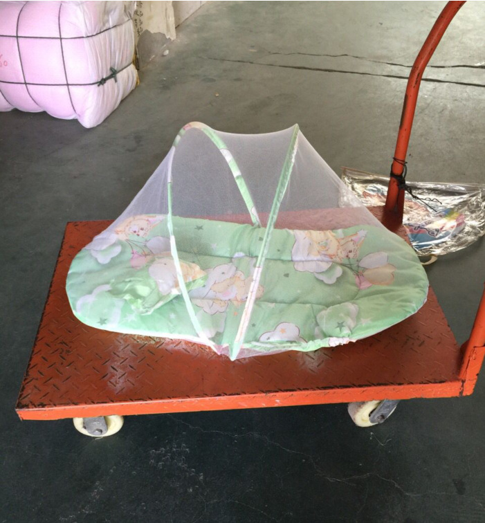 Factory Direct Sales Babies' Mosquito Net Cross-Border Large Portable Folding Baby Mosquito Net Free Mounting Strip Mattress