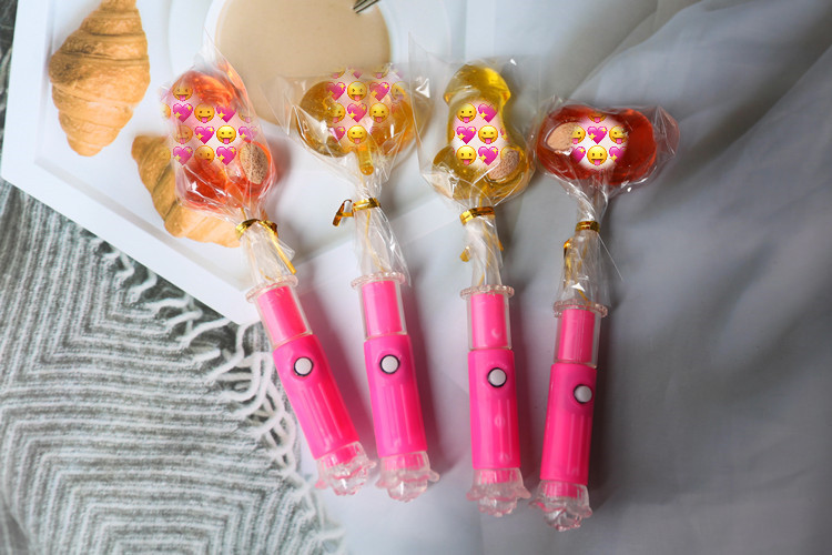 发光棒棒糖玩具情趣糖果酒吧夜店ktv地摊产品闪光棒棒糖厂家直供