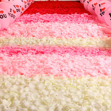 仿真玫瑰花瓣表白求婚制造浪漫床上撒花婚房婚礼布置结婚装饰用品