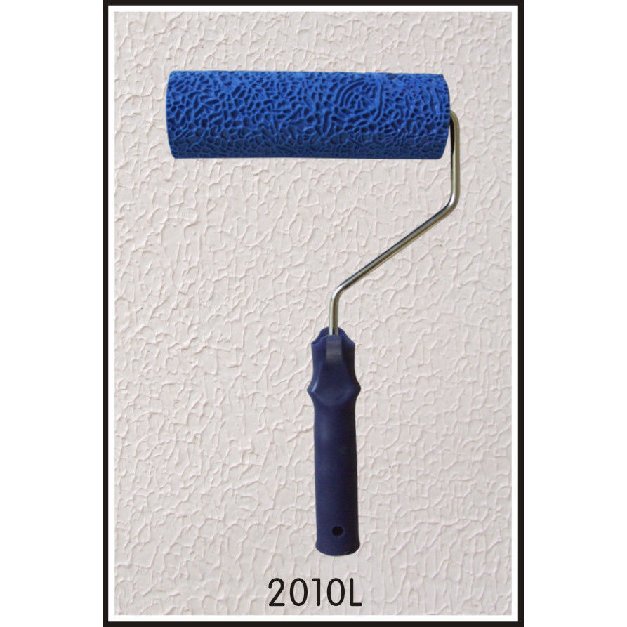 2010肌理壁膜艺术涂料滚筒硅藻泥质感漆压花布格8寸高山流水工具