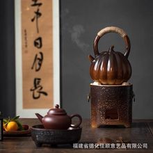 陶瓷温茶围炉煮茶器烧水壶炭火炉茶壶家用户外野外小温茶烧烤炉