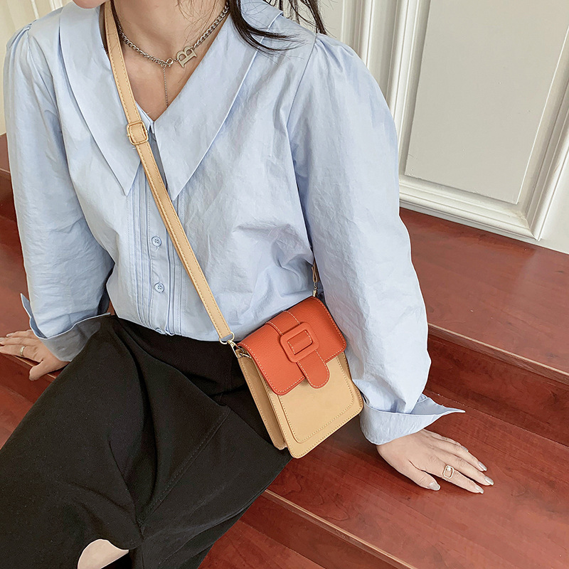 Women's Bag 2021 Spring New Fashion Shoulder Messenger Bag Western Style Macaron Mobile Phone Bag Crossbody Bag