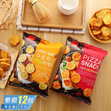 韩国进口零食samlip三立蒜蓉面包干蒜香披萨味法式烤面包干饼干