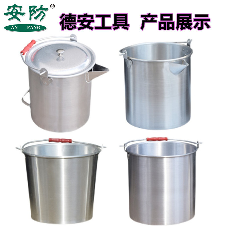 一体成型铝桶防爆油桶带嘴铝桶带盖接油桶10升15升20升导油嘴铝桶