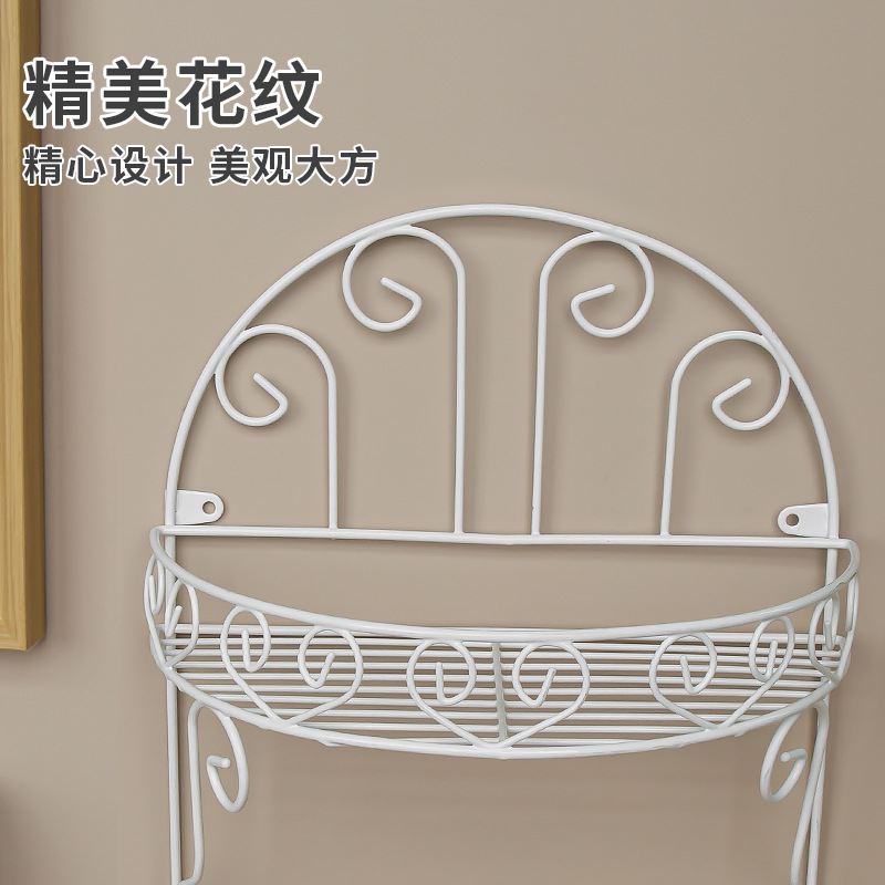 Punch-Free Storage Rack Kitchen Countertop Multi-Functional Salt Bathroom Toilet Seasoning Storage Supplies Flower Rack