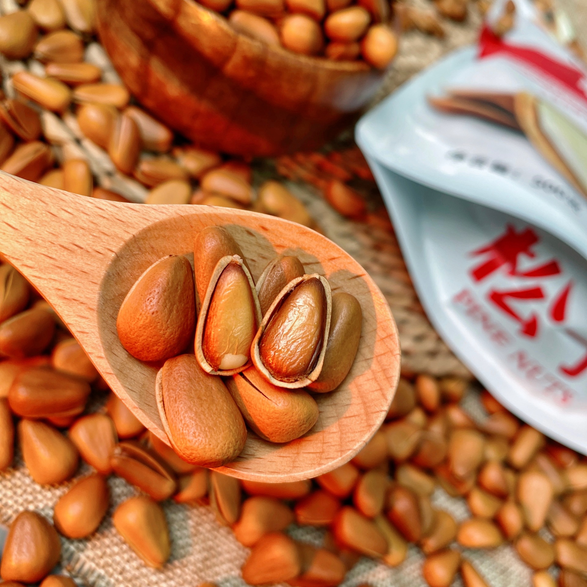 21年新货原味东北松子散装特大颗粒手剥开口坚果干果红松子批发