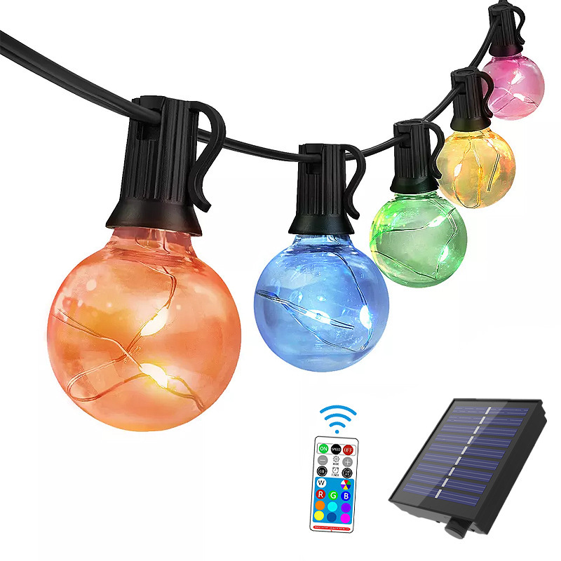 Cross-Border E-Commerce and Foreign Trade G40 Outdoor Lamp String Festival Courtyard Decoration Ambience Light Waterproof Tent Camping