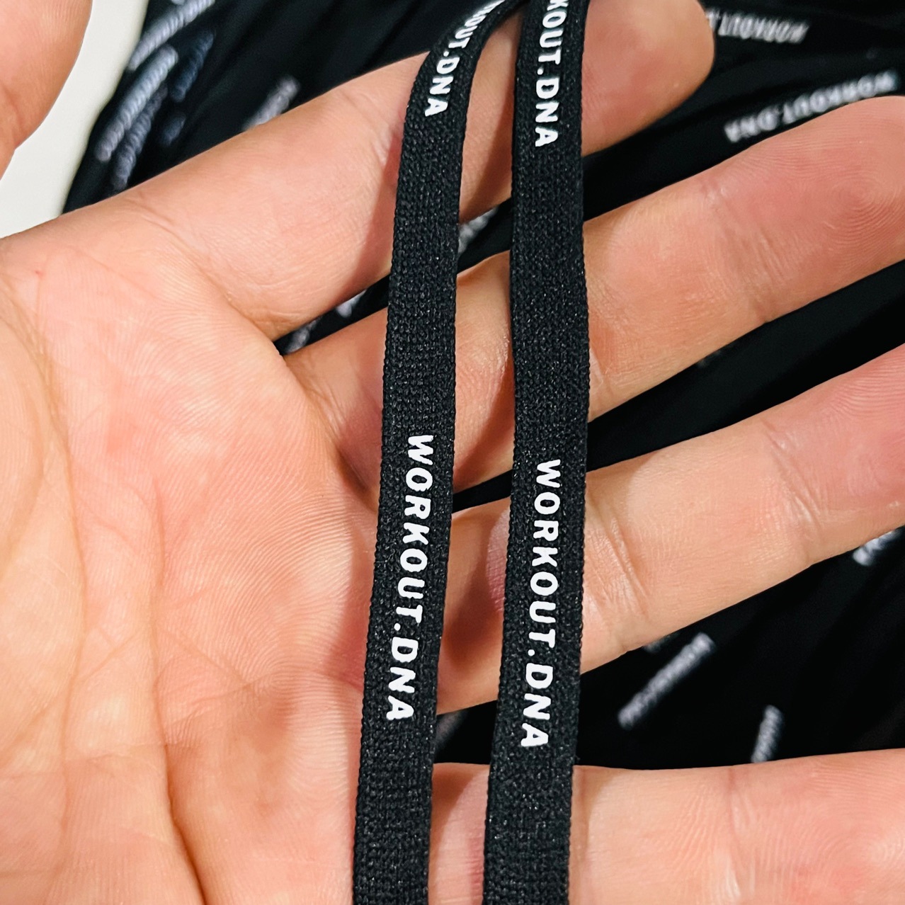 针织带印字母运动裤休闲裤带绳加长男卫衣帽子抽绳配件运动裤