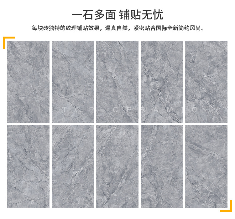 浅灰色柔光地砖600x1200通体柔抛砖客厅餐厅卫生间地砖微水泥瓷砖