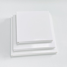现货正方形扁平白纸盒子长扁卡纸盒鸭舌帽子印刷彩超长空白包装盒