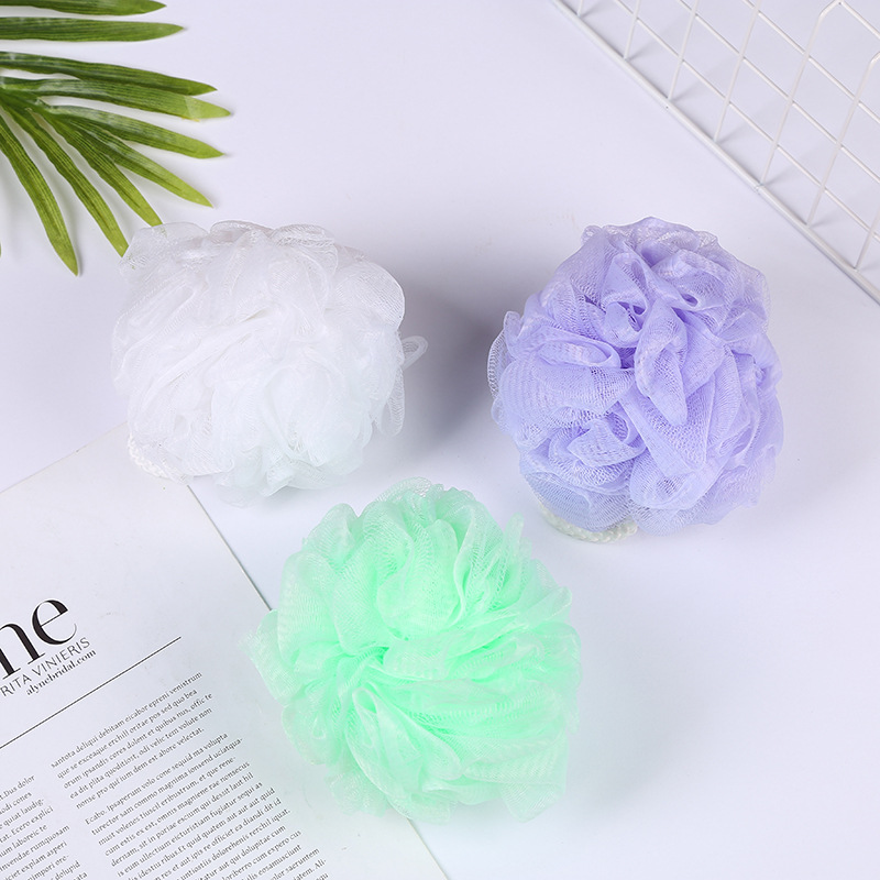 Wholesale a Variety of Colors Net Pocket Mesh Sponge Bath Sponge Bath Bath Bath Products Bath Set Bath Flowers Wholesale