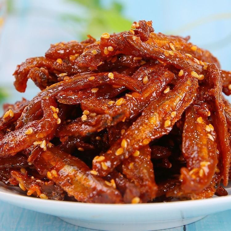 香辣银鱼仔500g即食蜜汁小鱼仔麻辣海鲜小鱼干零食海味特产25批发