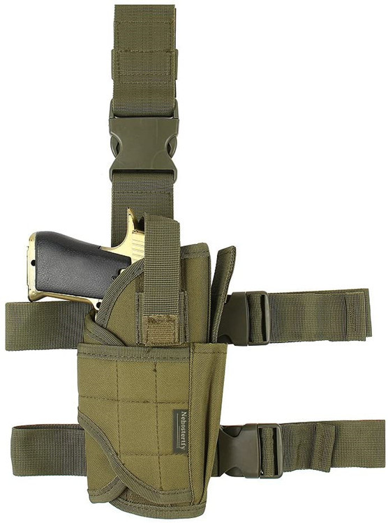 亚马逊爆款glock 21大腿枪套多功能左右腿套迷彩便携战术快拔枪套