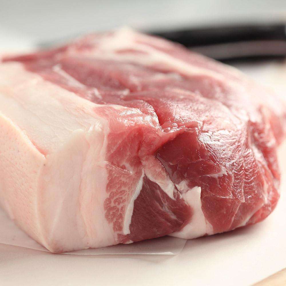 (十斤装)农家散养新鲜土猪肉猪后腿肉带骨后腿肉