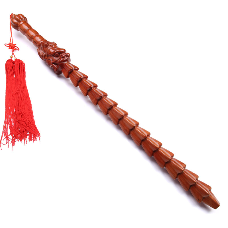 桃木打神鞭九节鞭姜太公姜子牙打神鞭桃木打神锏