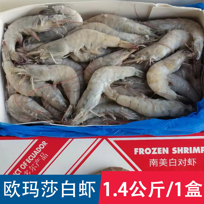 欧玛莎白虾冷冻厄瓜多尔白虾 净重14公斤/件 30/40,40/50,50/60