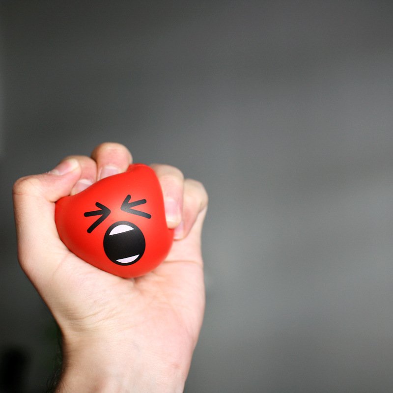 减压表情球挤压球创意新奇上课无聊发泄解压玩具儿童朋友生日礼物