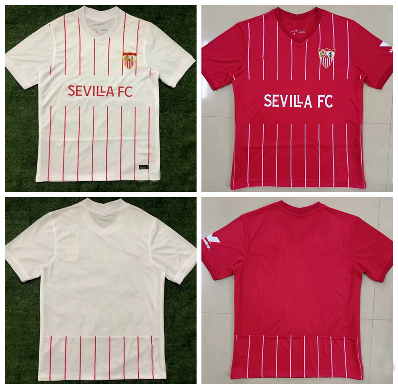 塞维利亚球衣21-22sevilla西維爾冷门足球服10号拉基蒂奇训练波衫